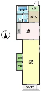 コーポ東久【4階】の間取り