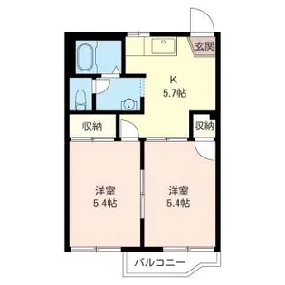 マンション・レイ【2階】の間取り