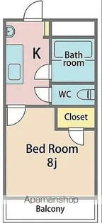 タイムマンション【2階】の間取り