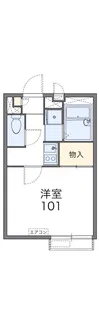 レオパレスドルチェ【2階】の間取り