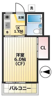 パンメゾン【2階】の間取り
