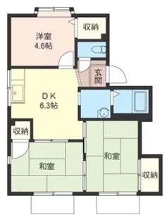 ポートサイドハウス【1階】の間取り