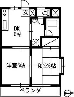 ライトメゾンTアオキNo.2【2階】の間取り