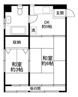 ヨコヤマビル【2階】の間取り