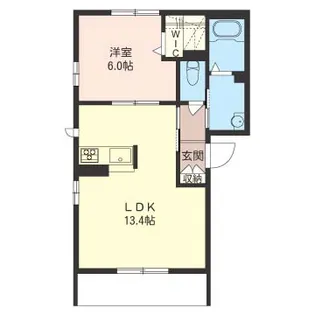 ウッドII相模が丘【3階】の間取り