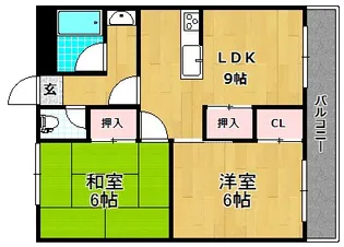 ロイヤルハイツさつき丘【7階】の間取り