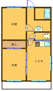 サンビレッジ姫城【1階】の間取り