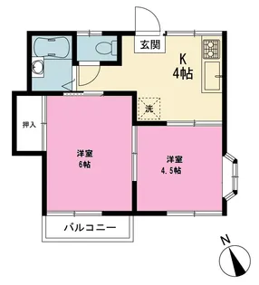 グランデュール笠木【1階】の間取り