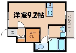 Sourire(ソリエ)坂東II【1階】の間取り