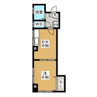 イムーブル四季【3階】の間取り