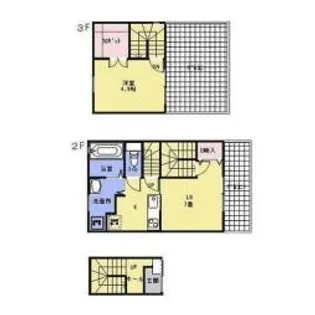 メゾン・ド・ショコラ(希望ヶ丘)の間取り