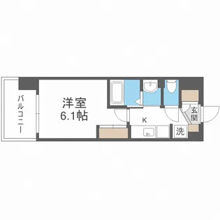 Luxe新大阪西【10階】の間取り