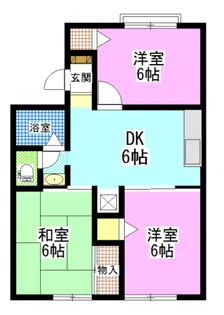 トリヴァンベール平岩【2階】の間取り