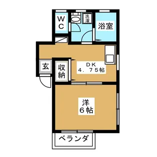 コーポアイアン【3階】の間取り