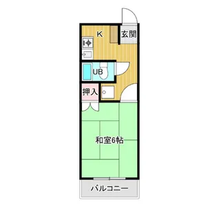コーポ梅白【2階】の間取り