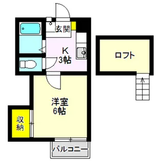 サンレジデンス(大八木)AB【2階】の間取り