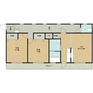 ノインシュタインドライ【1階】の間取り