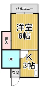 ヒルズ立花【3階】の間取り
