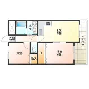 センターヒル千舟【7階】の間取り