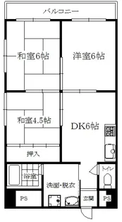 新栄プロパティー千林II【4階】の間取り