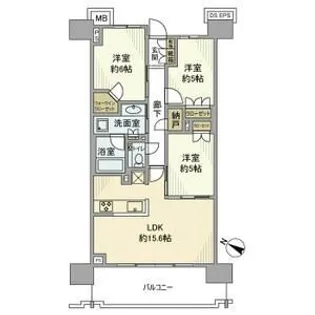 プラウドシティ武蔵浦和ステーションアリーナ【4階】の間取り