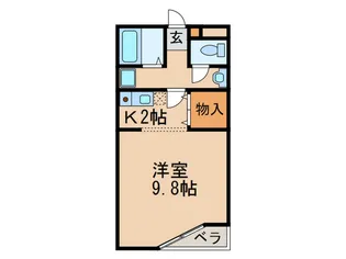 ピアニッシモ【2階】の間取り