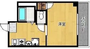 1DKの間取り画像