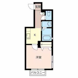 フルール加古川【2階】の間取り