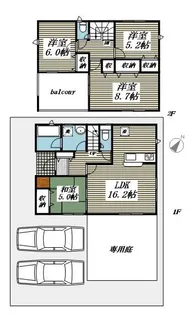 埼玉県久喜市栗橋東5【一戸建】の間取り