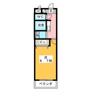 エスパシオ可児【3階】の間取り