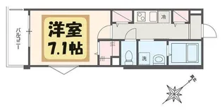 埼玉県久喜市栄1【アパート】の間取り