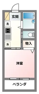 ffマンションフォルティッシモ浦添【4階】の間取り