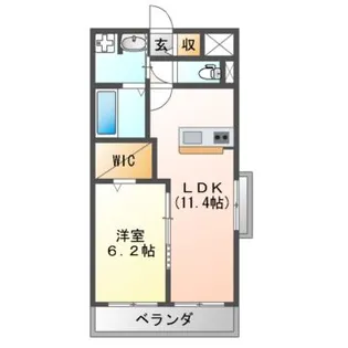 アルモニーブラッセ【2階】の間取り