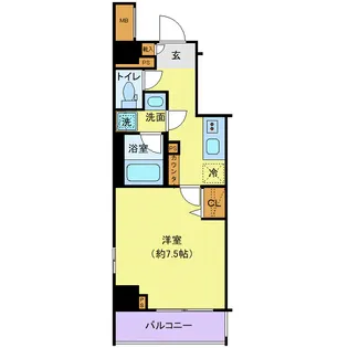 ライズコート住吉【3階】の間取り
