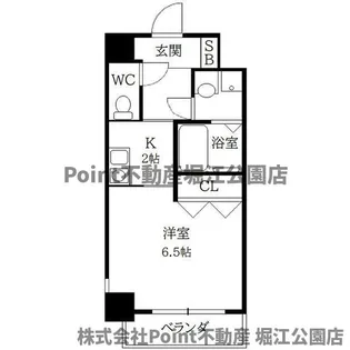 ICube深江橋【9階】の間取り