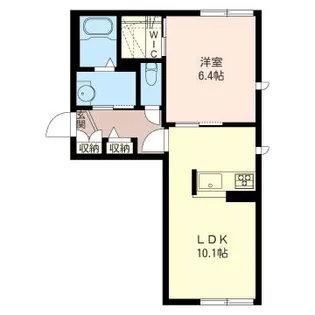 コンフォール メゾン【2階】の間取り