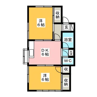 ベルソーネ篠崎【1階】の間取り