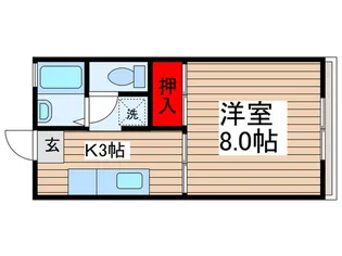 A・Pオオシマ【2階】の間取り