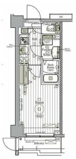リライア阪東橋SOUTH【6階】の間取り