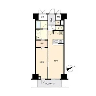 グランルクレ新栄ウエスト【8階】の間取り