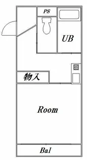 メゾンカワイ【4階】の間取り