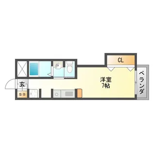 パレバロワール【4階】の間取り