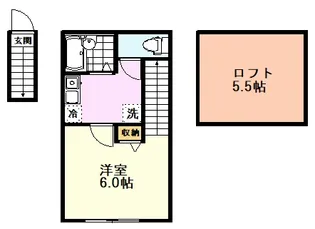 東京都国分寺市本多2【アパート】の間取り