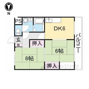 シルクロード醍醐【3階】の間取り