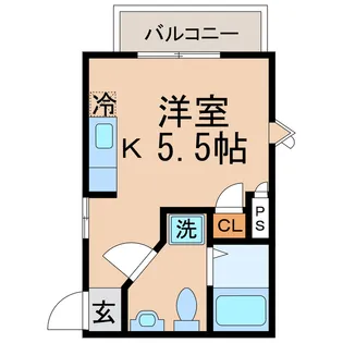 扇町ローズガーデン【4階】の間取り