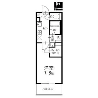 愛知県名古屋市東区泉2【マンション】の間取り