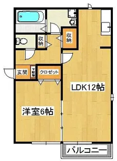 フォレストコート【1階】の間取り