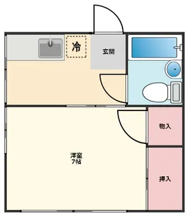 アミューズ宮本【2階】の間取り