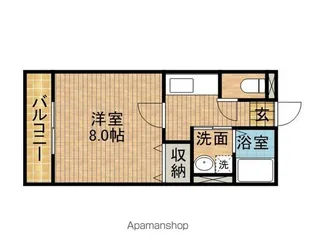 レトアJX大栄【1階】の間取り