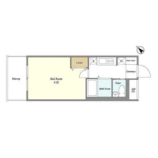 コンフォリア早稲田DEUX【4階】の間取り